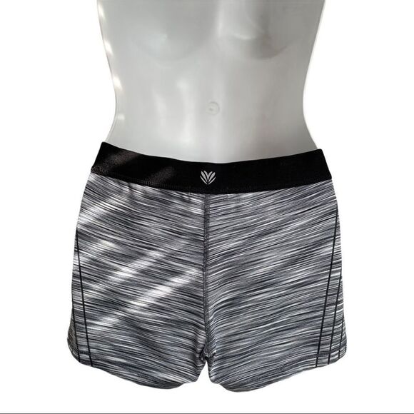 Forever 21 Striped Bike Shorts Black Medium - Picture 4 of 15